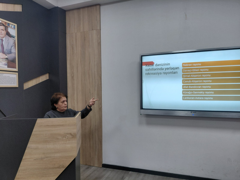 BDU-da hidrometeoroloji amillərin Xəzər dənizinin rekreasiya zonalarına təsiri öyrənilir