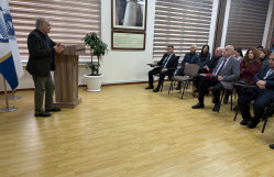 Türkiyənin Qars Qafqaz Universitetinin professoru Hacalı Nəcəfoğlunun BDU-da ustad dərsi