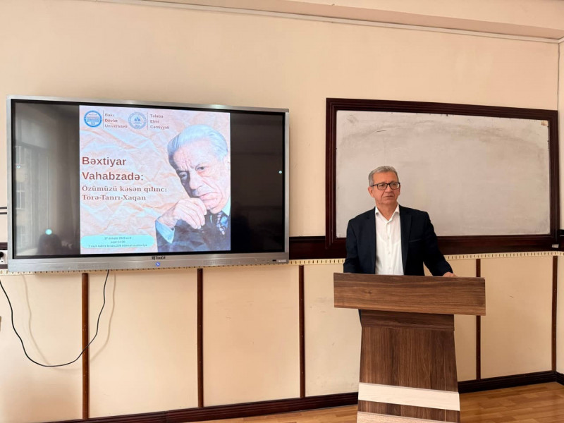 BDU-da Bəxtiyar Vahabzadənin 100 illiyinə həsr olunmuş elmi seminar