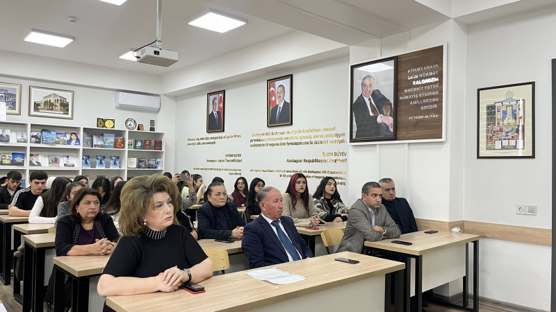 BDU-da Milli Azərbaycan Ədəbiyyatı Muzeyinin fəaliyyətinə həsr olunmuş elmi seminar