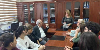 Arxeologiya və etnoqrafiya kafedrasının müəllimi, t.ü.f.d. Hicran Mahmudovanın elmi seminarı keçirilmişdir