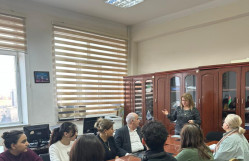 Arxeologiya və etnoqrafiya kafedrasının müəllimi, t.ü.f.d. Hicran Mahmudovanın elmi seminarı keçirilmişdir