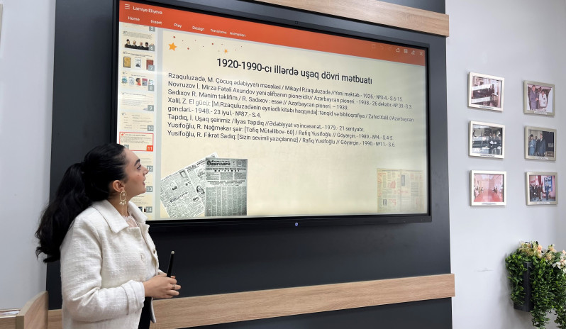 DOKTORANT LAMİYƏ ƏLİYEVANIN ELMİ SEMİNARI