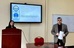 Bərk cisimlər fizikası kafedrasının elmi seminarı keçirilib