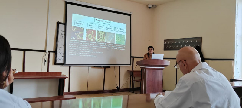 A scientific seminar was held at the Faculty of Biology