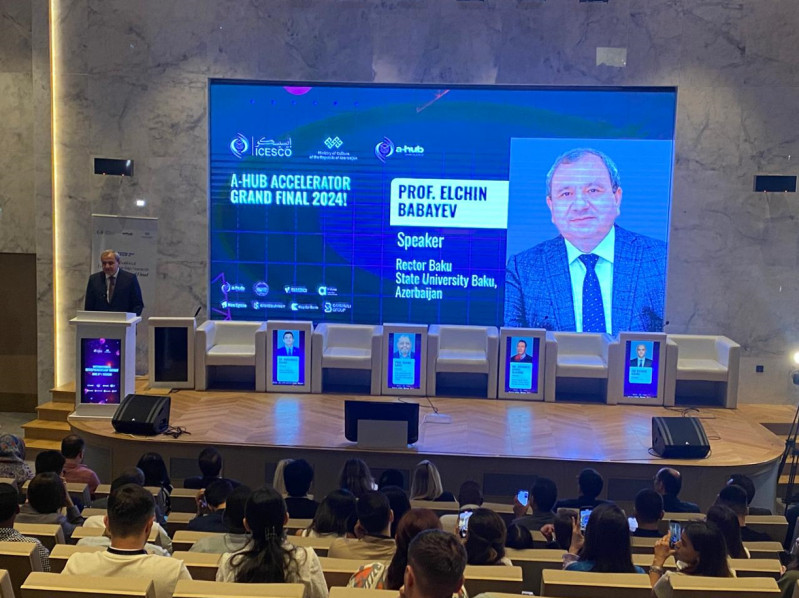 BDU rektoru "A-Hub Akselerasiya Proqramı”nın dünya finalı tədbirində iştirak edib