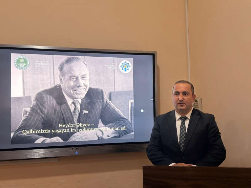 “Heydər Əliyev-Qəlbimizdə yaşayan irs, yolumuza işıq tutan ad” mövzusunda tədbir keçirilib