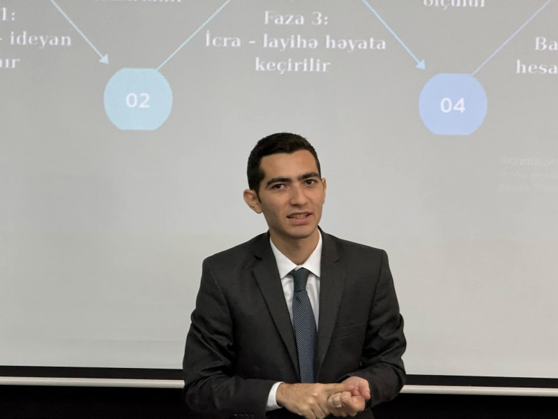 “Layihələrin idarə edilməsi və yazılması” mövzusunda təlim keçirilib