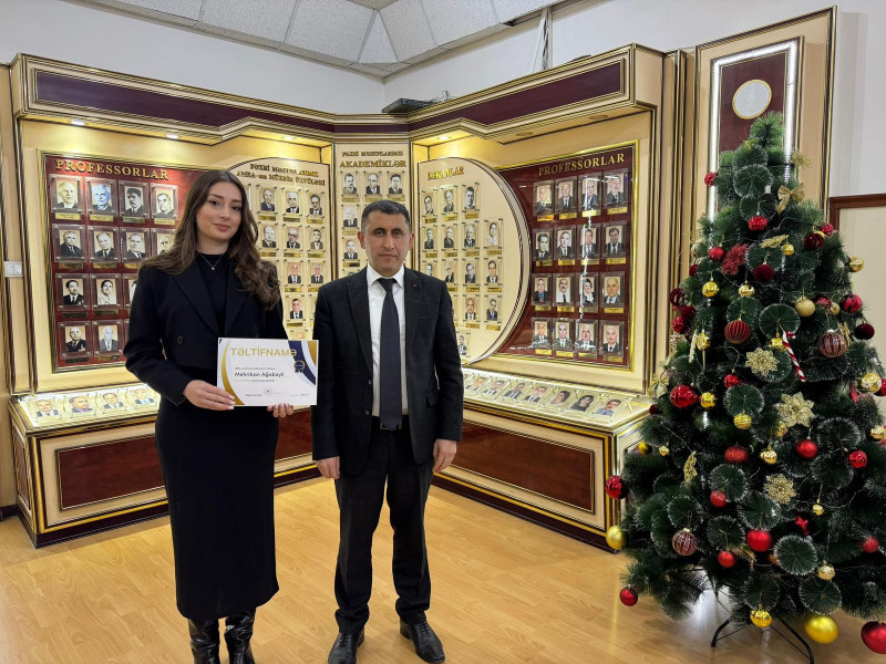 2024–2025-ci tədris ili üzrə “Brend tələbə”-lər mükafatlandırılıb