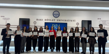 Tələbələrimizə sertifikatlar təqdim olundu