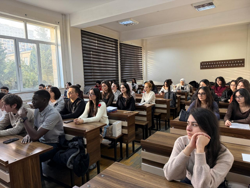 BDU-da Tələbə Elmi Cəmiyyəti tərəfindən süni intellekt və musiqi mövzusunda elmi tədbir keçirilib