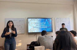 BDU-da Tələbə Elmi Cəmiyyəti tərəfindən süni intellekt və musiqi mövzusunda elmi tədbir keçirilib