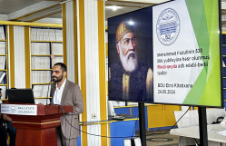BDU-da Məhəmməd Füzulinin 530 illik yubileyi münasibətilə ədəbi-bədii tədbir