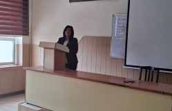 BDU-da millət vəkili, professor Kamilə Əliyeva ilə görüş