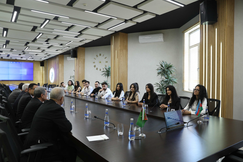 BDU-da təhsil alan türkmən tələbələrlə görüş