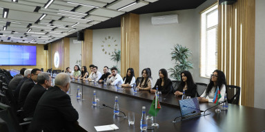 BDU-da təhsil alan türkmən tələbələrlə görüş