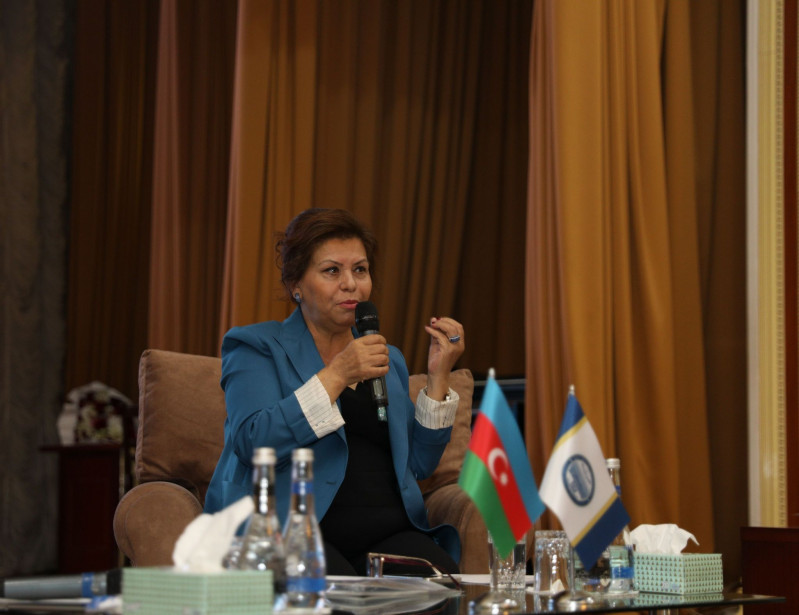 BDU-da tanınmış alim, şair, professor Mahirə Nağıqızı ilə görüş