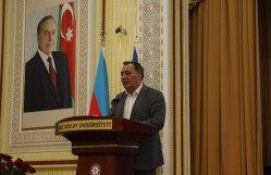 BDU-da tanınmış alim, şair, professor Mahirə Nağıqızı ilə görüş