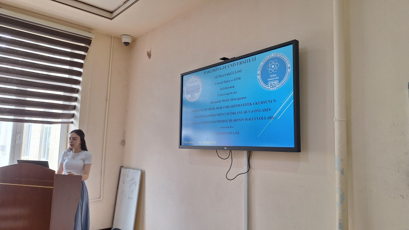 Buraxılış işlərinin müdafiəsi keçirilib.