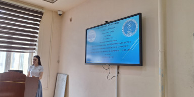 Buraxılış işlərinin müdafiəsi keçirilib.