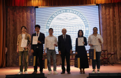 BDU-da ali məktəb tələbələri arasında III Respublika Olimpiadası qaliblərinin mükafatlandırılma mərasimi keçirilib