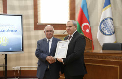BDU-da görkəmli alim və pedaqoq Əhməd Abdinovun 80 illik yubileyi qeyd olunub