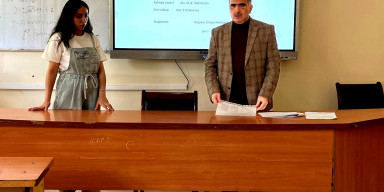 Bərk cisimlər fizikası kafedrasının elmi seminarı keçirilib