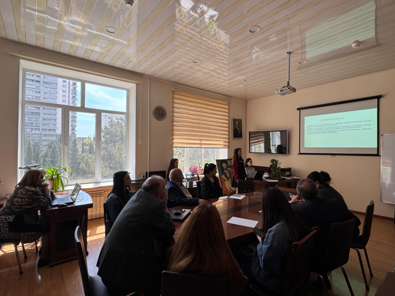 Astrofizika kafedrasında elmi seminar keçirilib