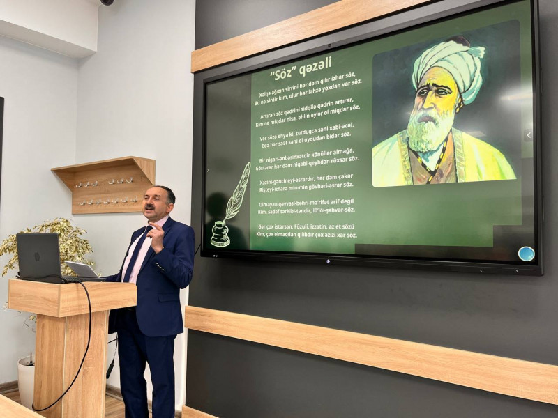 BDU-da elmi seminar: "Məhəmməd Füzuli və Şərq kitаb mədəniyyəti”