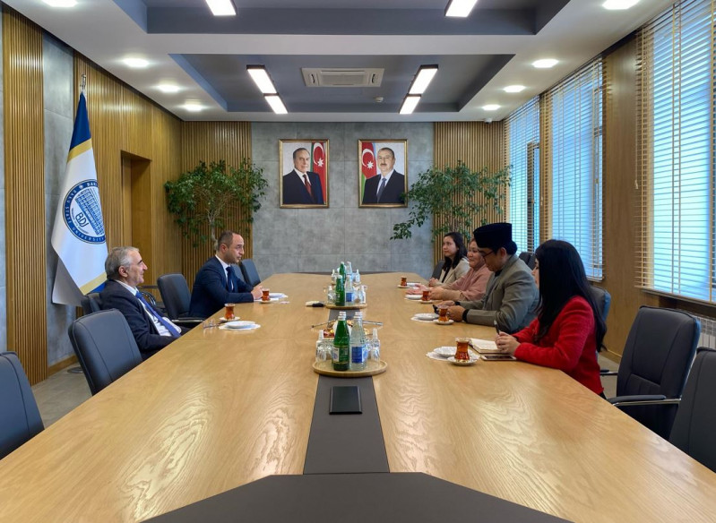 İndoneziyanın Şərif Hidayətullah Cakarta Dövlət İslam Universitetinin nümayəndə heyəti BDU-da