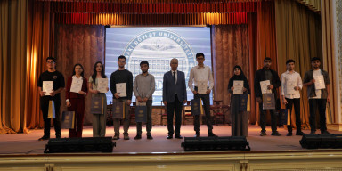 BDU-da ali məktəb tələbələri arasında Respublika Olimpiadası qaliblərinin mükafatlandırılma mərasimi