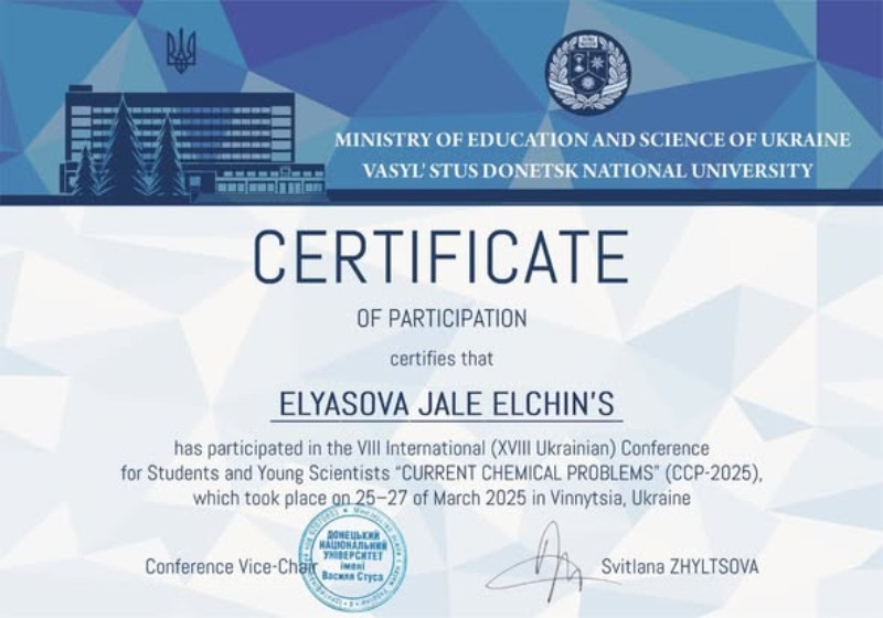 Tələbəmizin məqaləsi Beynəlxalq konfransda