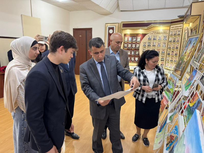 Gənc istedadlardan Ümummilli Liderə həsr olunmuş sənət töhfəsi