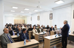 BDU məzunu, Nobel Sülh mükafatçısı Bəxtiyar Siracov tələbələrlə görüşüb