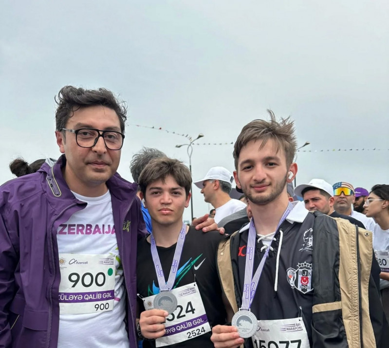Tələbələrimiz "Bakı Marafanonu 2025"-də iştirak ediblər
