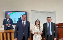 "Heydər Əliyev-Dövlətçilik məfkurəsinin və Xilaskarlıq missiyasının ulu zirvəsi" adlı tədbir keçiirlib