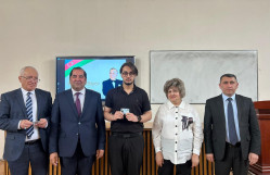 "Heydər Əliyev-Dövlətçilik məfkurəsinin və Xilaskarlıq missiyasının ulu zirvəsi" adlı tədbir keçiirlib