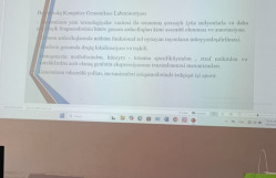 BDU-da bioinformatikada riyazi modelləşdirməyə həsr olunmuş elmi seminar keçirilib