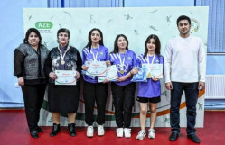 BDU-nun qadınlardan ibarət stolüstü tennis komandası birinci olub