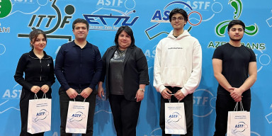 Tələbəmiz stolüstü tennis turnirində II yerin qalibi olub