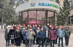 BDU-nun nəzdində “Gənc istedadlar” liseyinin şagirdləri Universiteti ziyarət ediblər