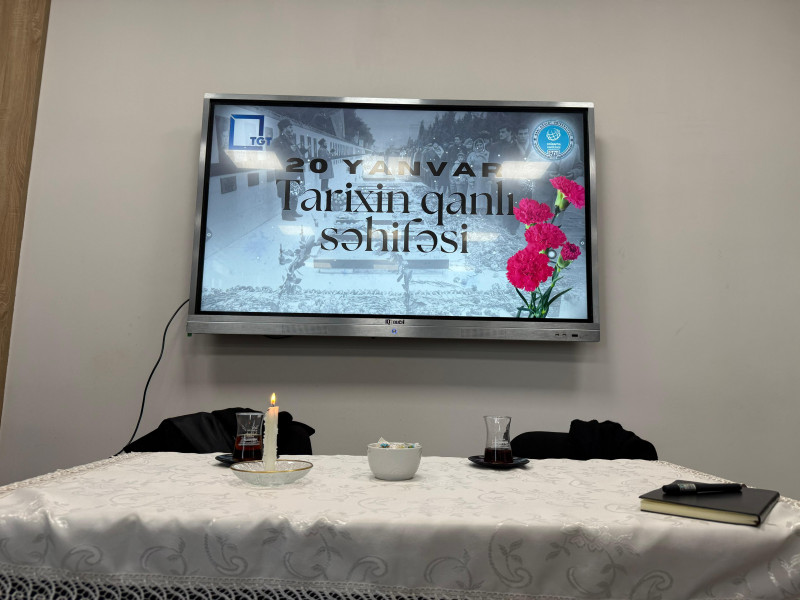20 Yanvara həsr olunmuş “Tarixin qanlı səhifəsi” adlı anım tədbiri