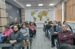 Coğrafiya fakültəsində “Xəzər dənizinin rekreasiya zonalarında hidrometeoroloji kəmiyyətlərin qiymətləndirilməsi” mövzusunda elmi seminar keçirilib