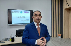 Coğrafiya fakültəsində “Pitching” və təqdimat bacarıqları” mövzusunda ustad dərsi keçirilib