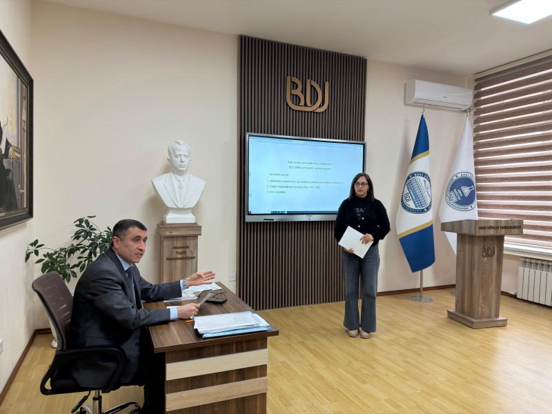 Kimya fakültəsinin Elmi Şurasının iclası keçirildi