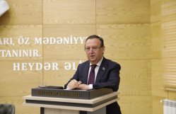 BDU-da “Heydər Əliyev mühazirələri” çərçivəsində Milli Məclisin üzvü Samir Vəliyevlə görüş