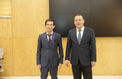 BDU-da Özbəkistanın Jurnalistika və Kütləvi Kommunikasiya Universitetinin nümayəndə heyəti ilə görüş