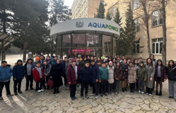 BDU Gənc istedadlar liseyinin şagirdləri Fizika fakültəsində olublar