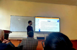 Bərk cisimlər fizikası kafedrasının elmi seminarı keçirilib