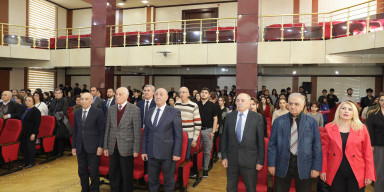 BDU-da Azərbaycanın müasir seysmogeodinamik  şəraiti mövzusunda konfrans keçirilib